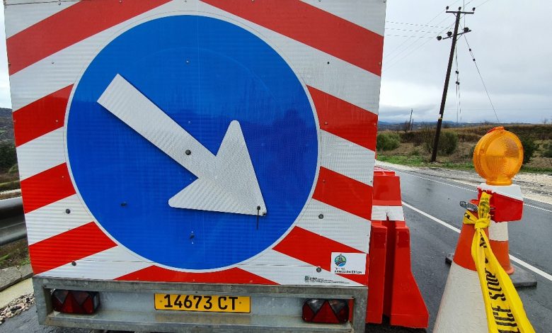 Κλειστός για δύο μήνες ο δρόμος Πάφου – Πόλης: Τι να γνωρίζουν οι οδηγοί