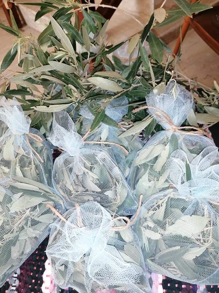 Σακουλάκια με κλάδους ελιάς από το Κ.Σ. Γιόλου για την Κυριακή των Βαϊων