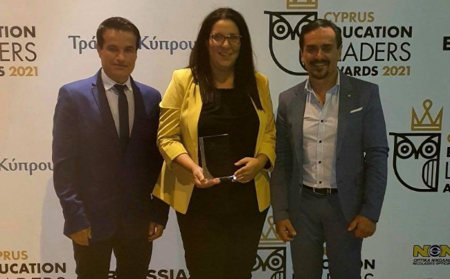 Σπουδαία διάκριση για το Β' Δημοτικό Σχολείου Αγίου Αθανασίου στα Cyprus Education Leader Awards
