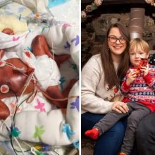 Πρώτη φορά γιορτές στο σπίτι του για το μωρό που γεννήθηκε πρόωρα και πέρασε 2 χρόνια στα νοσοκομεία!