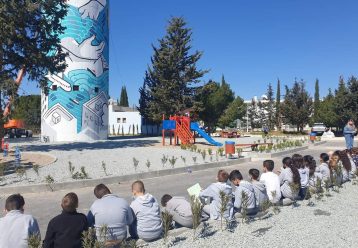 Οι μικροί μαθητές του Δημοτικού Σχολείου Γεροσκήπου συναντούν τον διεθνούς φήμης καλλιτέχνη ΜΙLLO!