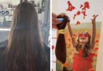 Η 9χρονη Μαρίνα-Κυριακή χάρισε τα μαλλάκια της στα παιδιά που έχουν ανάγκη!