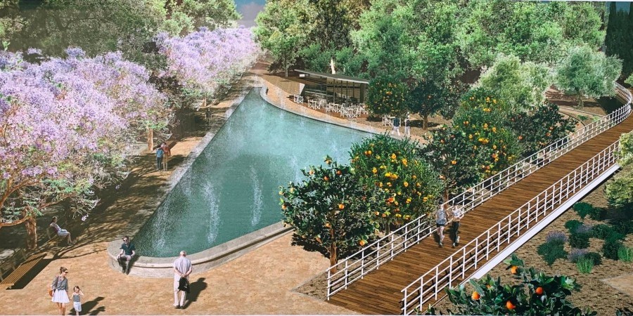 Ένα νέο πάρκο, ανάσα πρασίνου στο κέντρο της Λάρνακας (εικόνες)