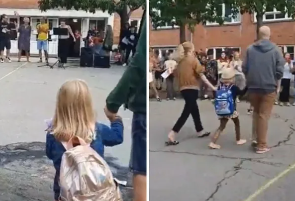Δανία: Δείτε πώς οι μεγαλύτεροι μαθητές υποδέχονται τα "πρωτάκια" την πρώτη μέρα του σχολείου (video)