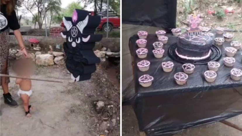Μαμά διοργάνωσε το πιο… σατανικό πάρτι για τα πρώτα γενέθλια της κόρης της (εικόνες)