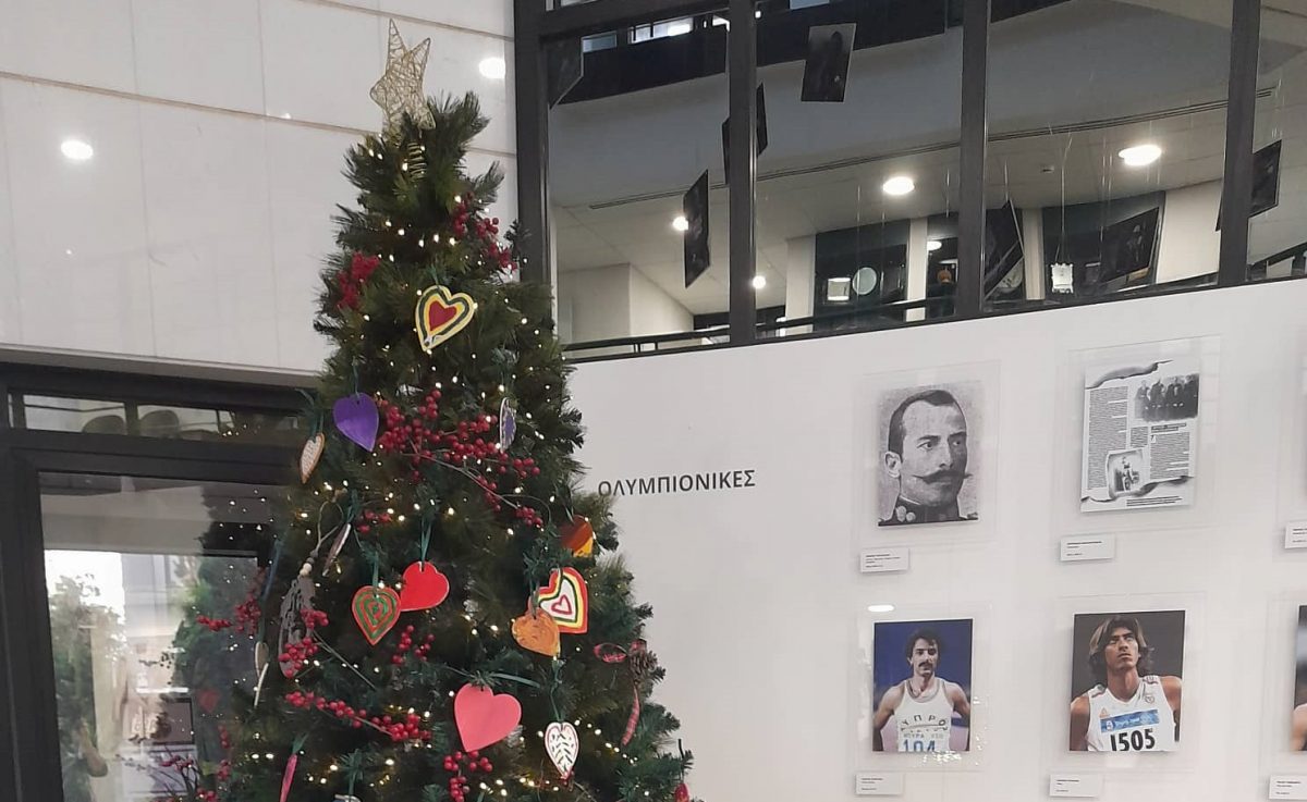 Οι μαθητές του Β’ Δημοτικού Έγκωμης στόλισαν το δέντρο του Κυπριακού Οργανισμού Αθλητισμού! (εικόνες)