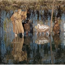 Μοναδικές εικόνες: Μία υδάτινη φάτνη εντυπωσιάζει στη Βενετία (video)