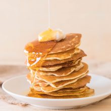 Pancakes με γιαούρτι για δυναμωτικό πρωινό, αλλά και για όλες τις ώρες!