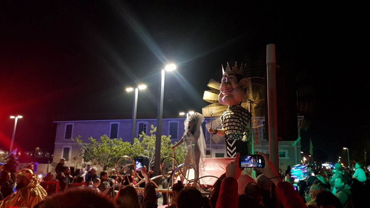 Πανηγυρική είσοδος του Βασιλιά Καρνάβαλου «Ο Βασιλιάς Ήλιος και η Πριγκίπισσα Σελήνη» στην Πάφο