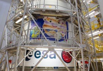 Η ζωγραφιά της 9χρονης Yaryna κοσμεί τον πύραυλο που σύντομα θα εκτοξευτεί στα φεγγάρια του Δία!