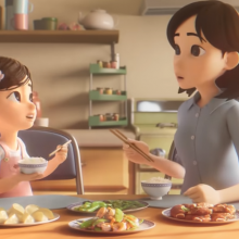 Let's eat: Η ανυπέρβλητη αγάπη μαμάς - κόρης μέσα από ένα πιάτο φαγητό (vid)