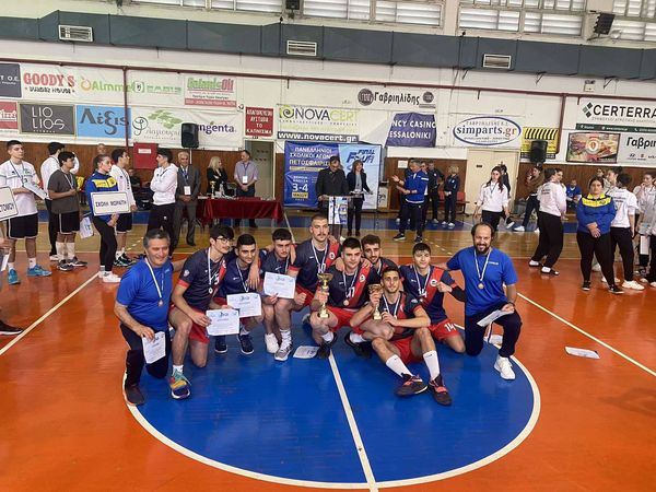 1η θέση Πανελλήνια στο Βόλεϋ Αρρένων το Α’ Λύκειο Πάφου Εθνάρχη Μακαρίου Γ’ Πάφου!