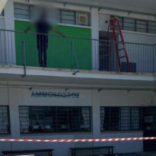 Κατέρρευσε μέρος της οροφής του Γυμνασίου Φανερωμένης στη Λάρνακα - Έξαλλοι οι γονείς